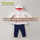 Wholesale Price New Style Baby Spring Clothing Set 3pcs Little Girl Coat Sets